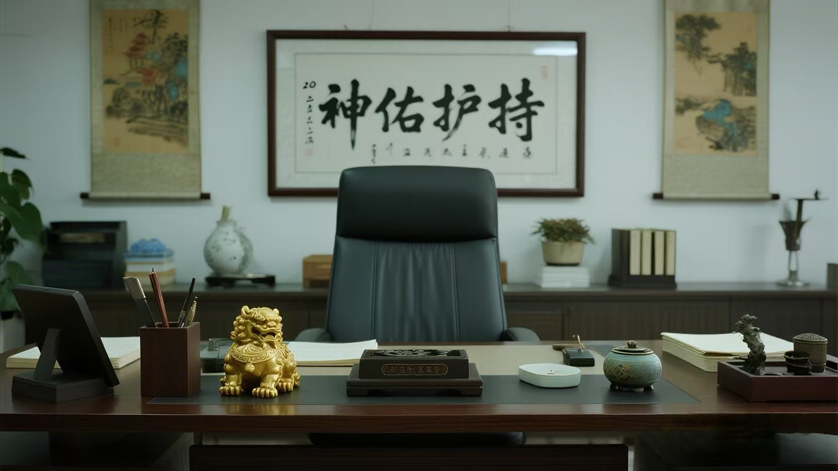 2025职场必看！办公桌开运布局：文昌位/貔貅摆放全解析