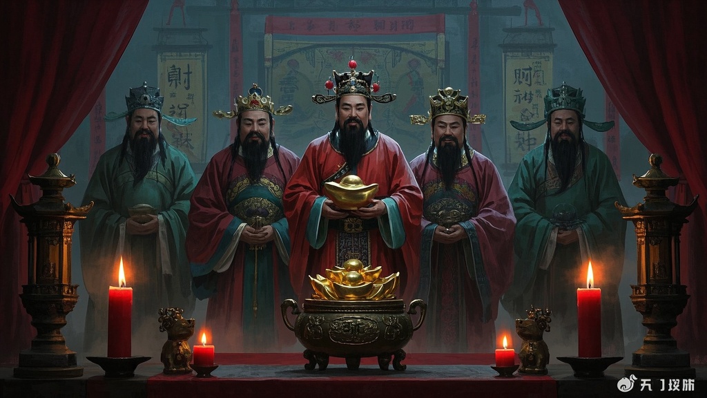 春节求财必看！道家五路财神与开财库符的那些事儿