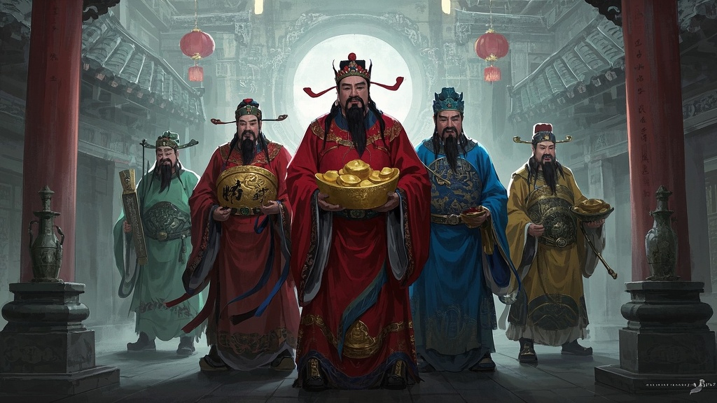 道家招财秘籍：五路财神、开财库符与春节财神咒文化